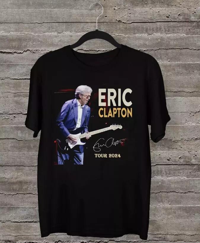 NEW Eric Clapton 2026 tour Music Black All Size T-shirt L