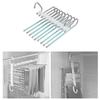 Multi Layer Folding Pants Hangers Slack Wardrobe Travel Hotel Hanging Rack 