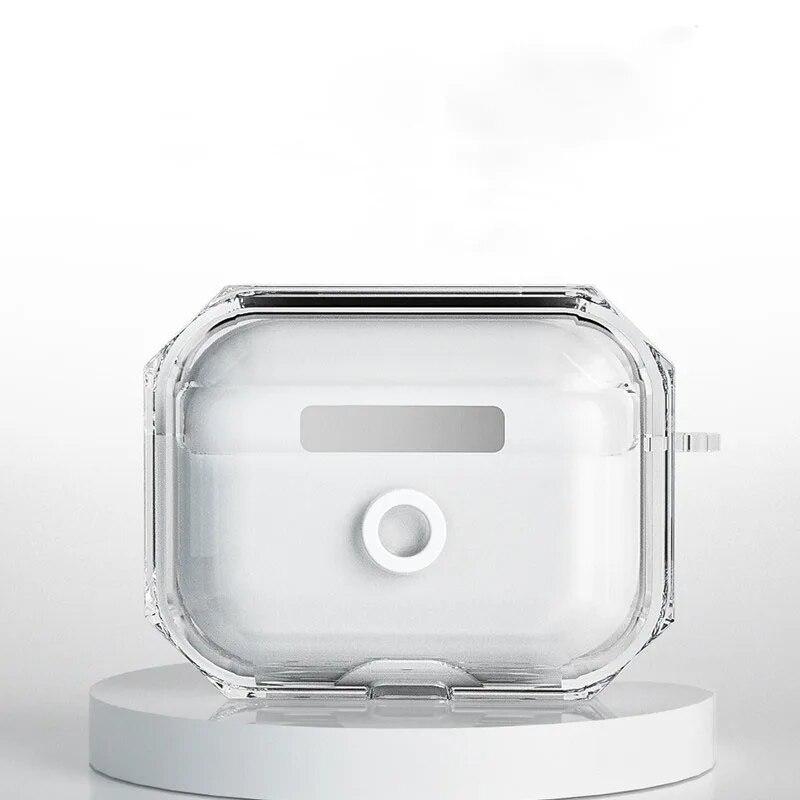 Earphone Case Transparent Dustproof Shockproof Protector Cover Protective for Airpod 1 2 3