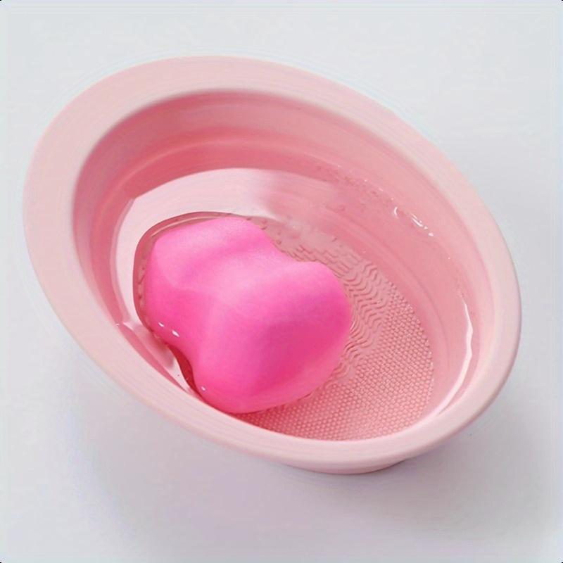Newest Silicone Makeup Brush Cleaning Pad-Efficient & Portable & Reusable Makeup Brush Cleaning Mat with Suction Cup
