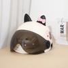 Universal Kitty Cat Helmet Ears & Bow Decoration for Kids' Helmets