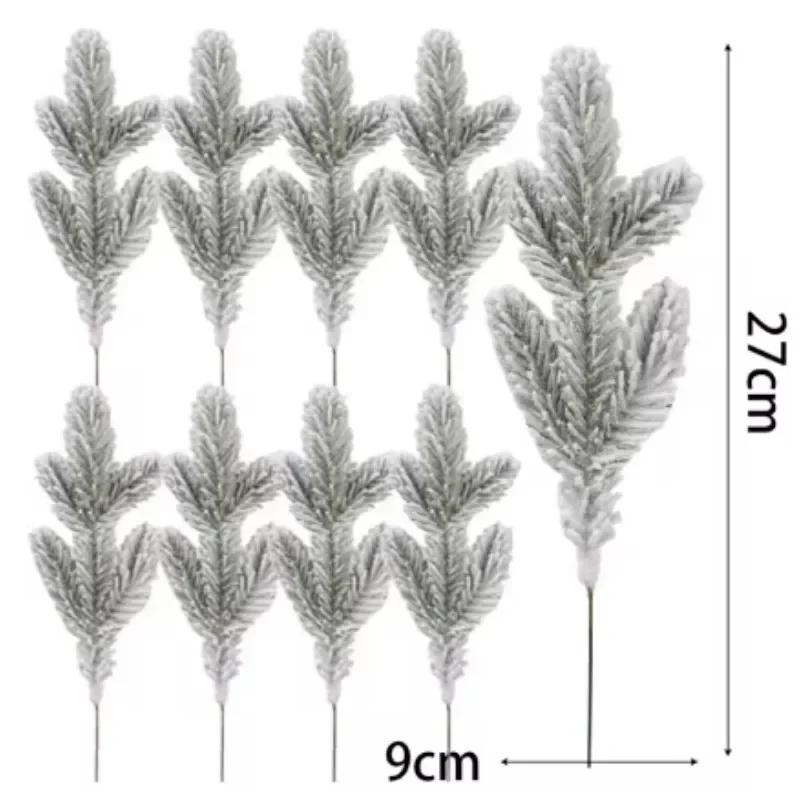 

1/20 шт. рождественские ветки сосновых иголок искусственные сосновые иголки искусственные растения рождественские елочные венки украшения для дома новогодние подарки 20PCS