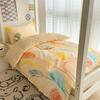 Three-piece Set of Bunk Beds Cartoon Print Bed Sheet Single Bedding Quilt Cover