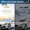 Car Magnetic Windshield Snow Cover UV Resistant Waterproof Anti-Freeze Universal Size Easy To Install Cars Trucks Windshield Cover