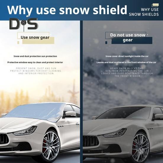 Car Magnetic Windshield Snow Cover UV Resistant Waterproof Anti-Freeze Universal Size Easy To Install Cars Trucks Windshield Cover