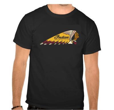 INDIAN PANHEAD ANGELS MC MOTORRADCLUB BIKER Schwarzes T-Shirt -880-