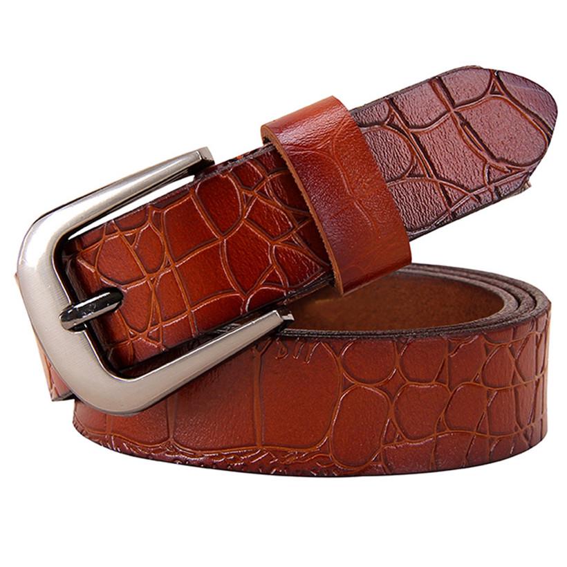 Leather Causal Durable Jeans Waist Pants Belts Male Cowhide Metal Buckle Men Str