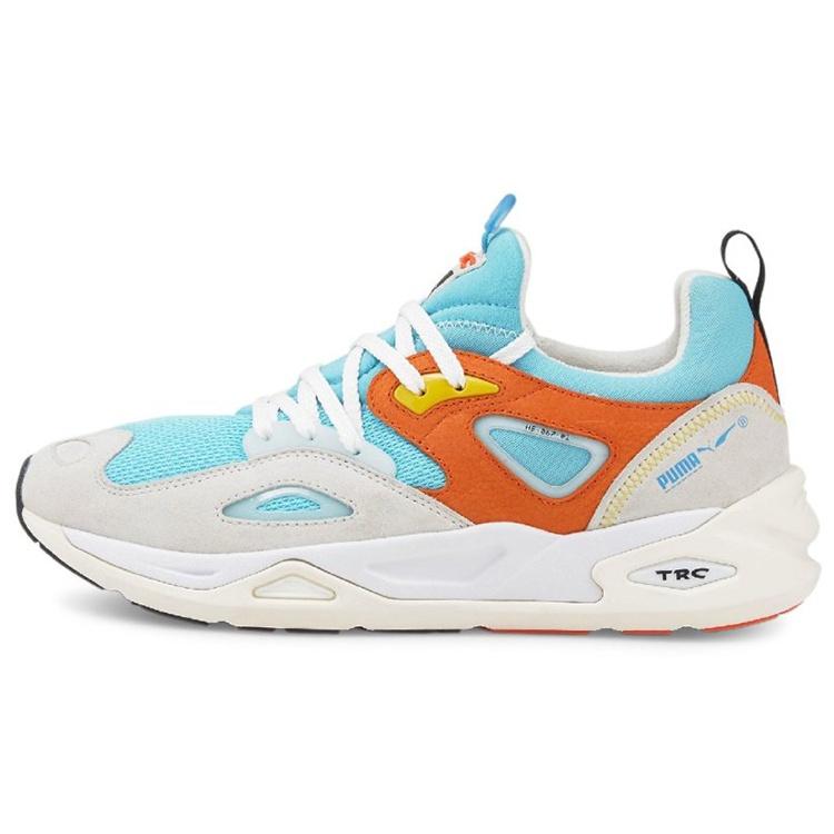 PUMA Trc Blaze The Triangle  Blue Orange Gray  Men s 383104-05 EU 36