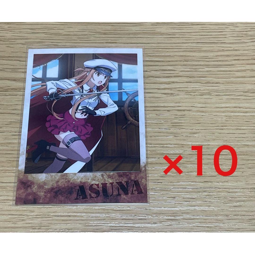 Used Sword Art Online SAO Asuna Instant Photo Style Bromide Navy