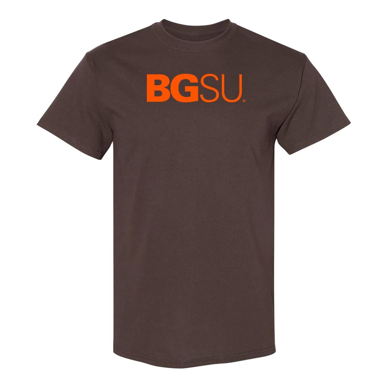 Bowling Green State Falcons Institutional Logo Short Sleeve T-Shirt - Sport Grey M