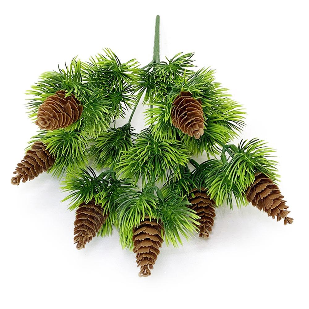 Green Artificial Pine Branches DIY Accessories Fake Pine  Festival Ornament