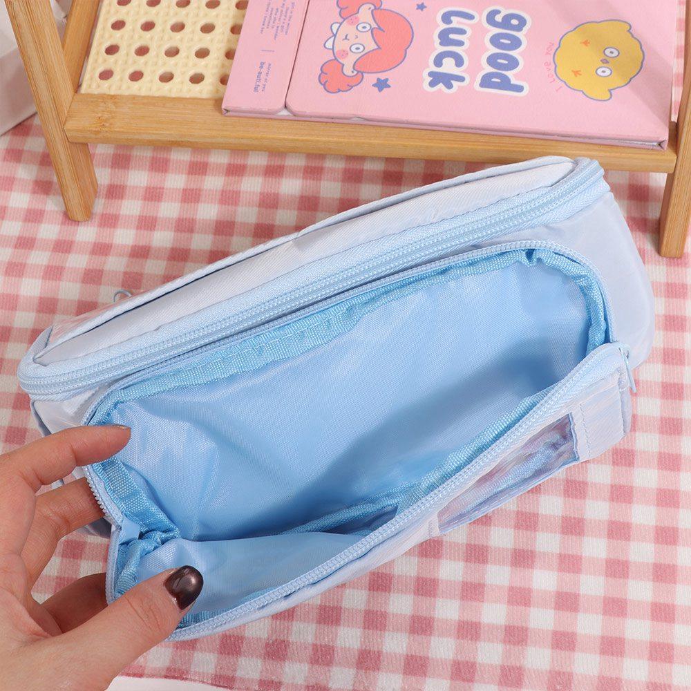 Multilayer Y2K Star Stationery Bag Desktop Storage Ins Pencil Pouch  Stationery Holder