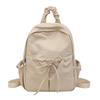 Schoolbag Washed Cloth Simple Japanese Backpack, Double Back Mori High-value Backpack Large Capacity Chinese College Student Schoolbag