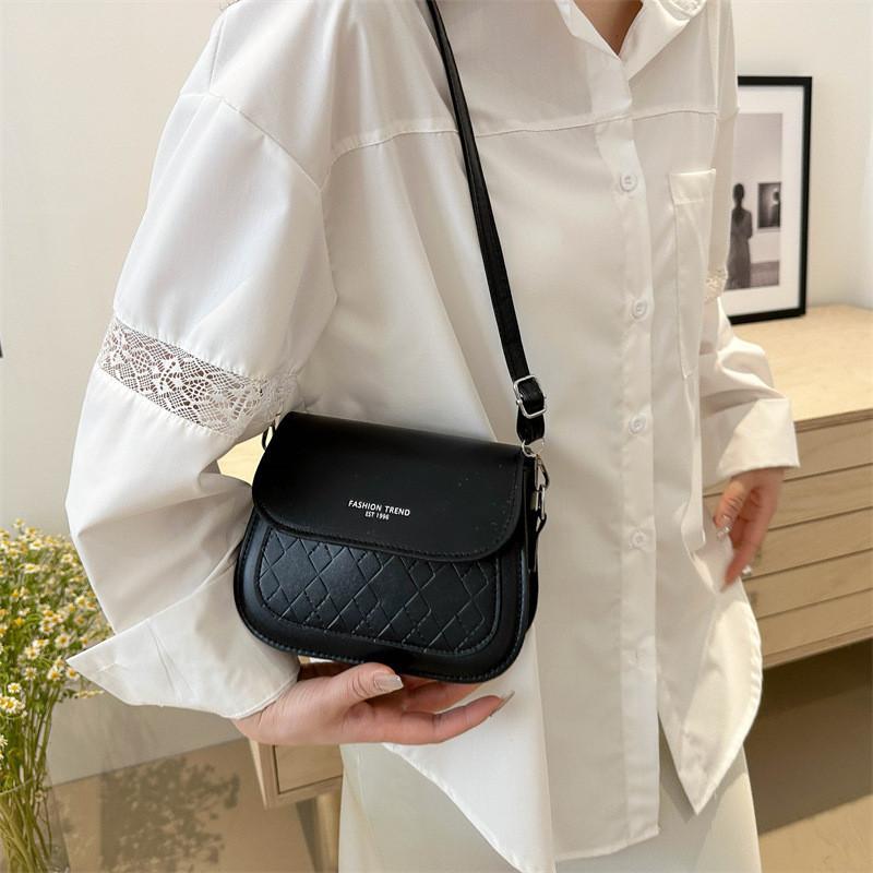 Trendy Street Style Pu Leather Crossbody Bag Small Square Shoulder Bag For Women