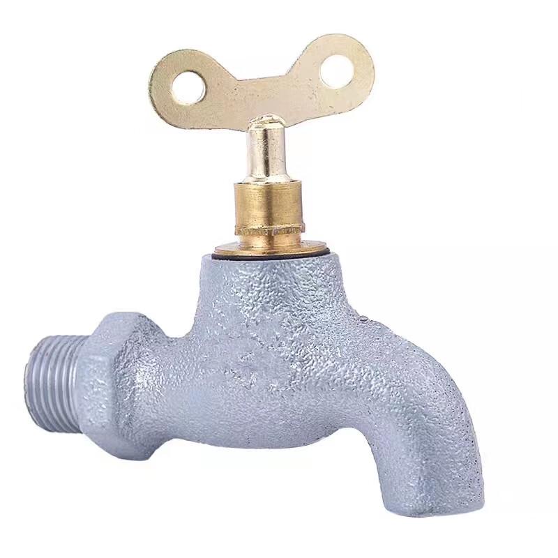 HUANGCHAO Outdoor Cast Iron Mop Pool Faucet