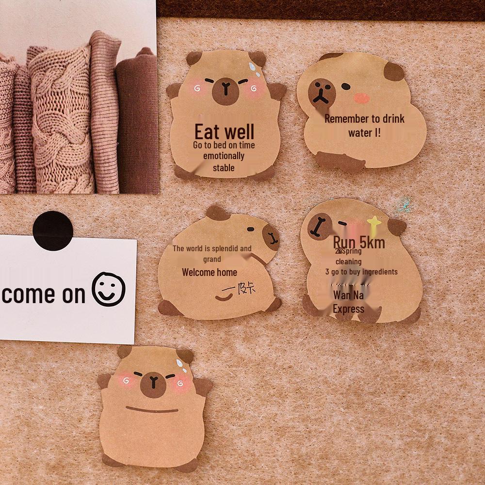 Capybara Alien Multifunctional Sticky Notes for Students