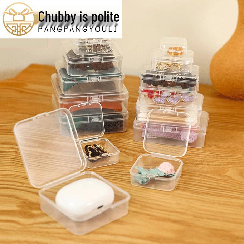 Mini Transparente Kunststoff-Aufbewahrungsbox - Tragbarer Kleinteile-Organizer