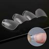 120/240/504/600Pcs False Nail Tips Soft Gel Fingertip Semi-Matte Square Almond French Coffin Full Cover Nails Extension
