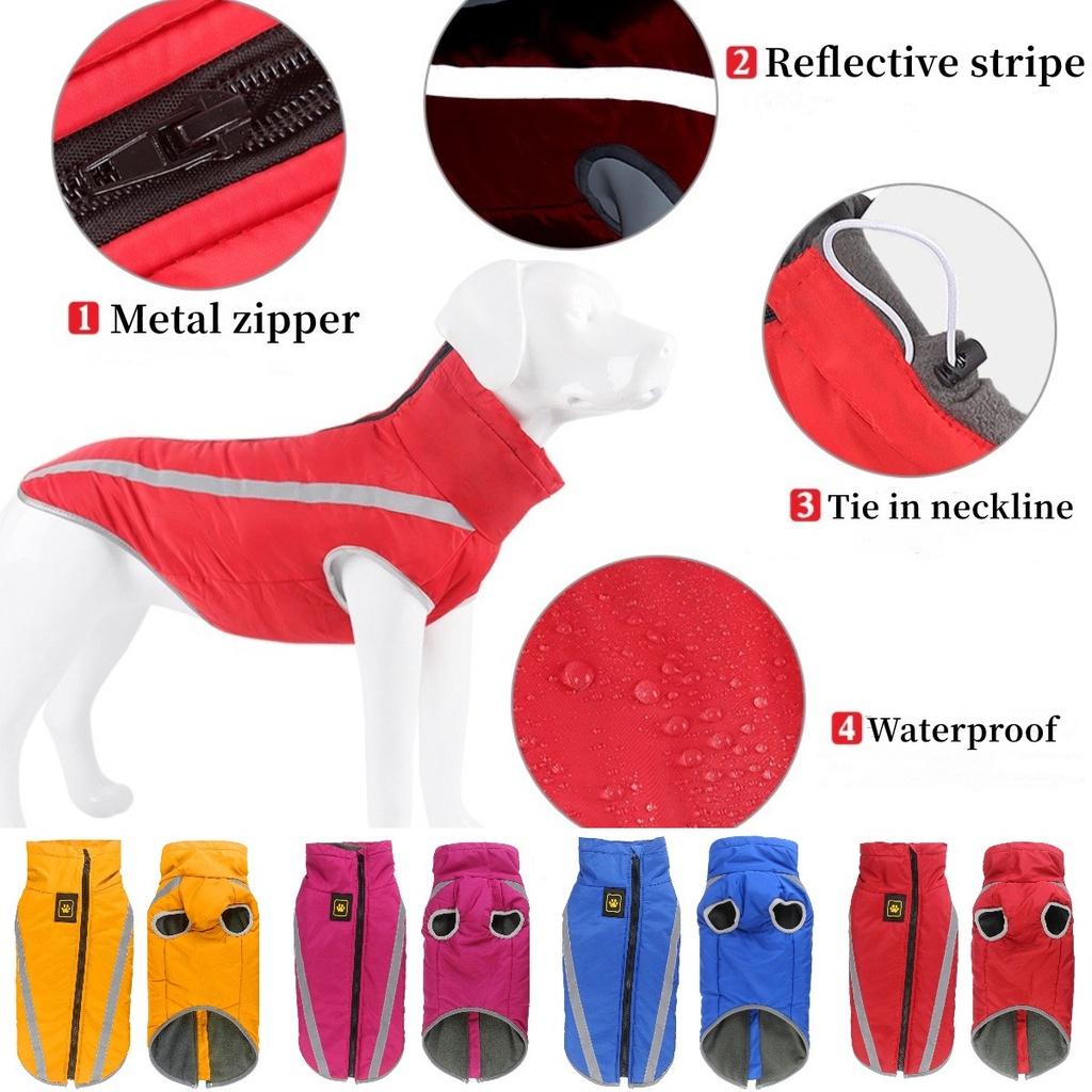 Warm Outdoor Reflective Dog Vest Jacket For Winter