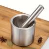 Kitchen Garlic Mortar, Pounding Chili Bowl, Mortar And Pestle Set For Garlic Peper, Garlic Crusher, Household Chili Grinder
