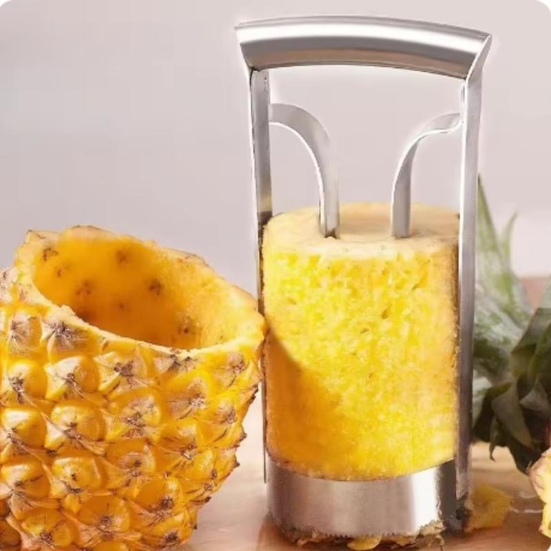 1 st Ananas Kniv Skalare Rostfritt Stål Fruktskalare Ögonborttagare Ananasverktyg Köksredskap Kockkniv Fruktverktyg