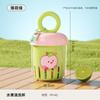 Fruit Cup Outdoor Portable Sealed Leak-proof Yogurt Salad Cup Food Grade Double Drain Cup with Fork