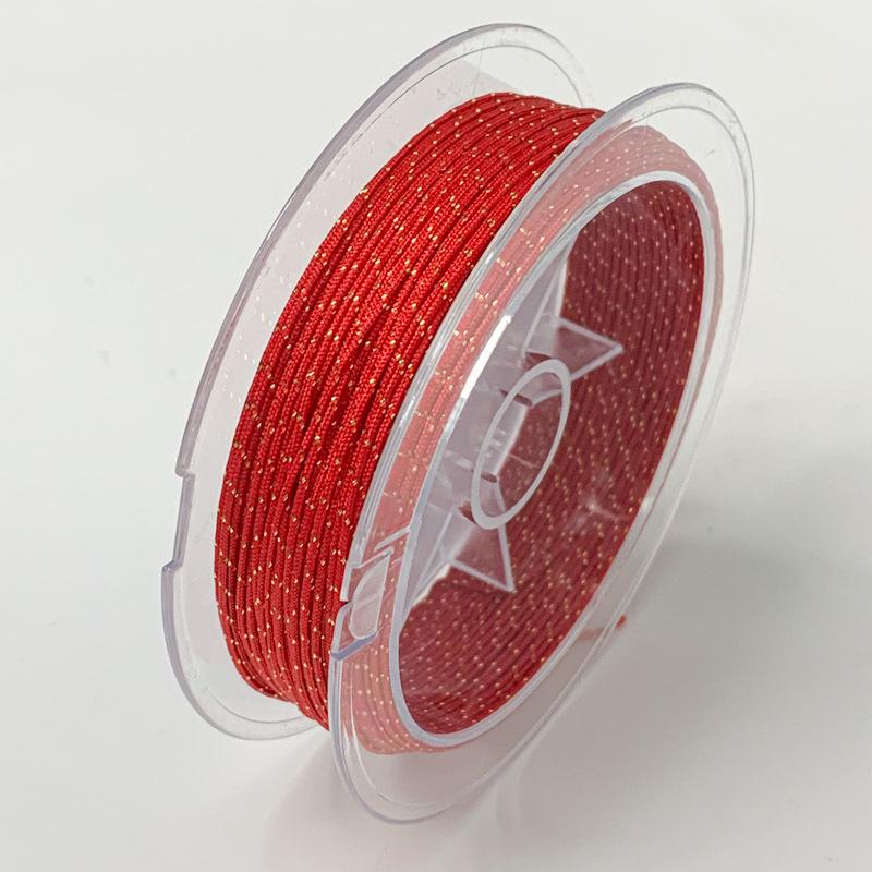 

Браслет из плетеного шнура с золотым напылением, материал для DIY (нет. 72) No specific size