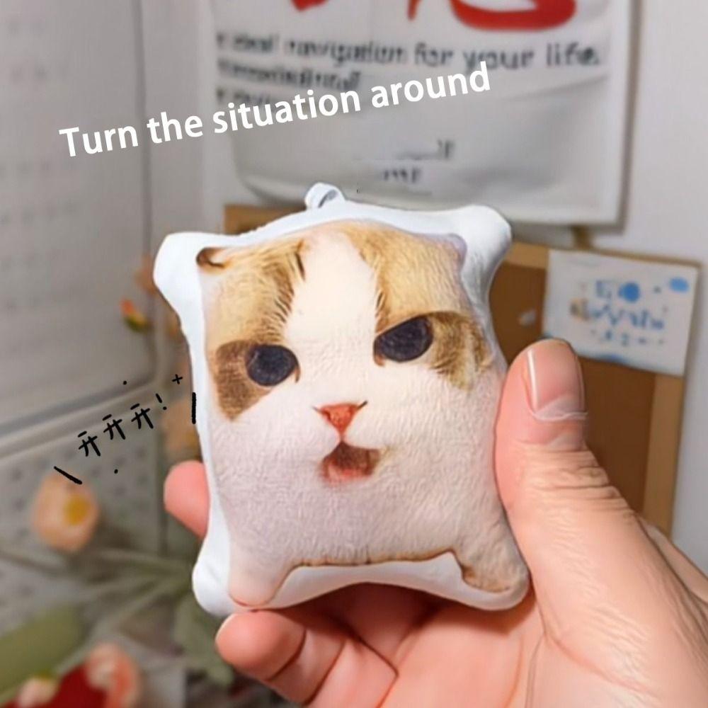 with Sound German Kitten Voice Pendant Cat Voice Doll  Children's Toy Schoolbag Pendant Decoration