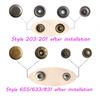 20Sets/Pack 10-15Mm Metal Snap Buttons Sewing Accessories Botones Snaps Button For Clothing Bags Leather Pressure Snap Fasteners