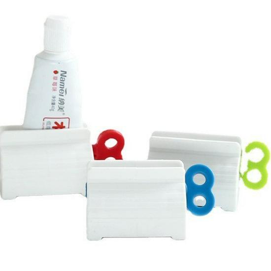 Japanese Toothpaste & Facial Cleanser Manual Squeezer Clip, Bathroom Tool for Efficient Tube Dispensing