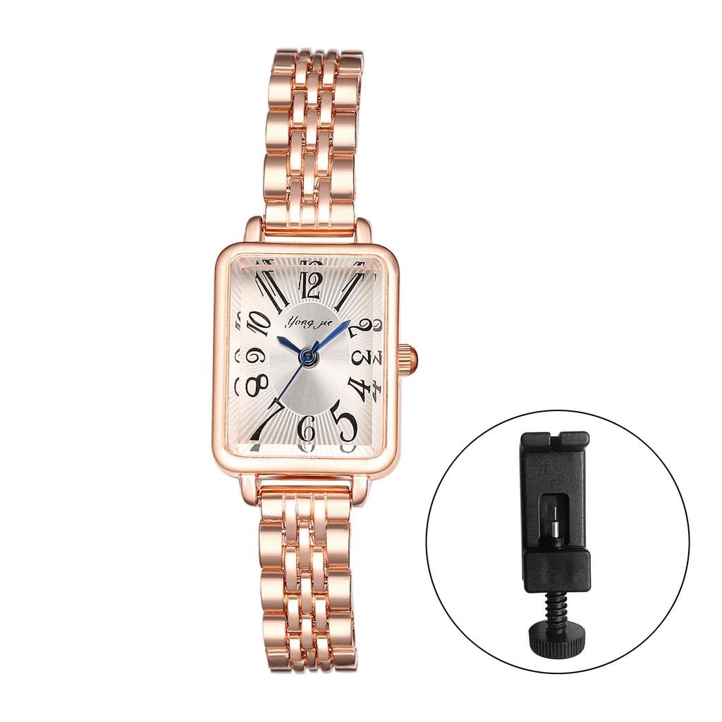 Square Watch Women Simple Fashion Analog Display Waterproof Quartz Casual Business Accessory - Birthday Anniversary Christmas Valentine's Day Gift
