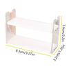 1:12 Dollhouse Miniature Storage Rack Food Display Stand Mini Shelves Bookshelf Flower Racks Cake Bread Storage Shelf Model Toy