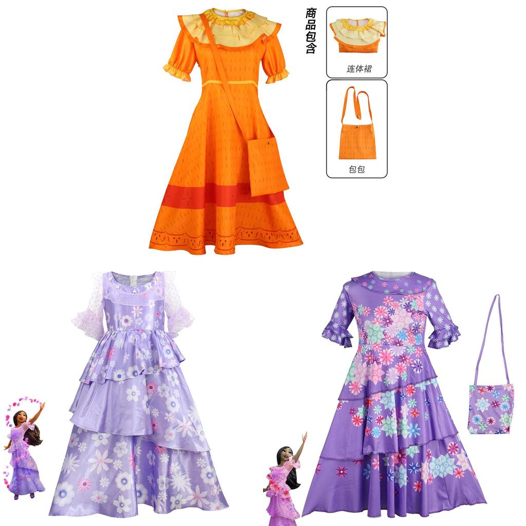 Magic Room Princess Isabella Cosplay Costume Dress Children's Performance Dress