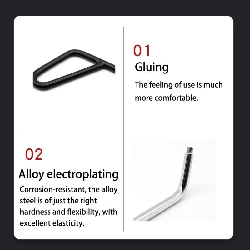 Car Body Dents Repair Kit Adjustable Crowbars Tool Dents Removal Rod & Accessories for Hails Damage and Dents