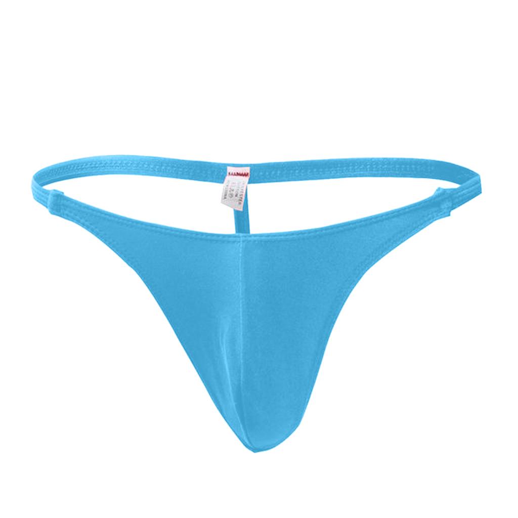 Men's Sretch G-string T-back Micro Thong Briefs Underwear