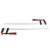 2Pcs Heavy Duty F Clamps Woodworking Bar Clips Quick Slide DIY Hand Tool Kit 80*600mm