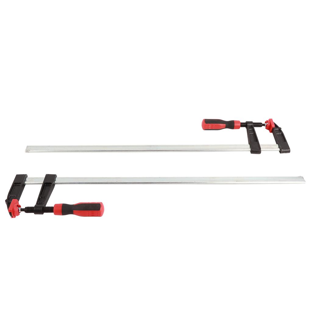 2Pcs Heavy Duty F Clamps Woodworking Bar Clips Quick Slide DIY Hand Tool Kit 80*600mm