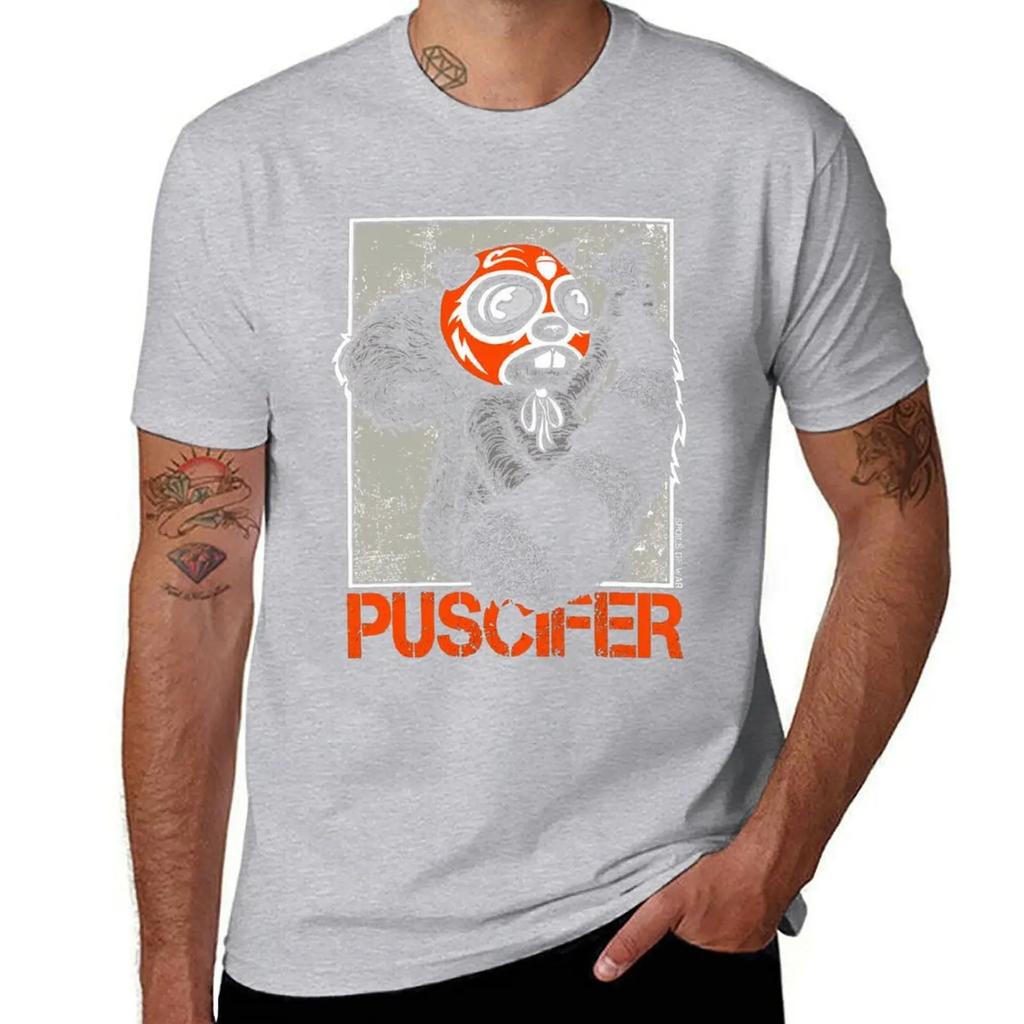 Puscifer animal naughty art T-Shirt summer top quick-drying quick drying plus size men clothing