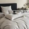 Premium 4-Piece All-Cotton Jacquard Bedding Set – Year-Round Luxurious Retro Duvet Cover with Skin-Friendly Fabric.