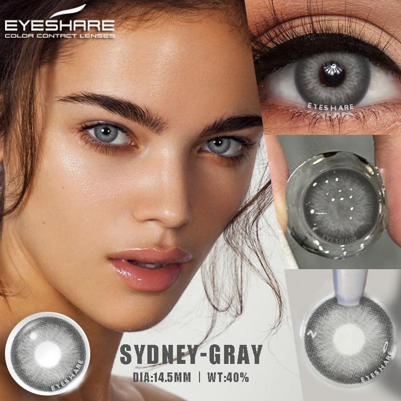 Eyeshare Natural Color Contact Lenses for Eyes Brown Contact Lens Blue Contact Lens Colored Eye Contacts Eye Makeup Yearly Use
