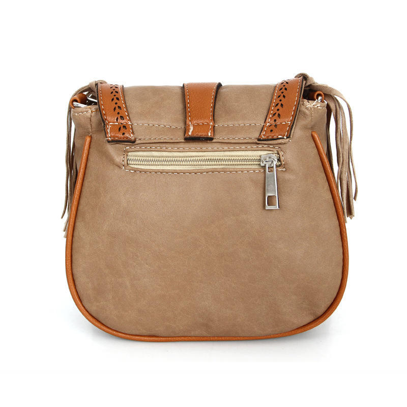 Bohemian Tassel Messenger Bag Sen Series Women'S Bag Newest Fashion Retro Shoulder Frosted Messenger Bag Women Leather