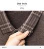 New Arrivals: Men's 100% Pure Wool Thickened Pullover - 400g Winter Sweater for Middle-Aged and Elderly