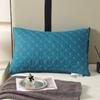 Checkered Embroidered Velvet Breathable Neck Protection Helps Sleep Hotel Pillows Pillow Cores