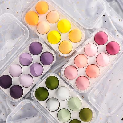 4/8 Stück Make-up Schwamm Blender Beauty Ei Weicher Kosmetikpuder Quaste Foundation Schwämme Puderquaste Damen Beauty Werkzeuge Make-up Zubehör