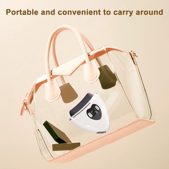 Masážní přístroj na obličej s vibračními a hřejivými funkcemi Ergonomický design Kompaktní Přenosný Bezdrátový masážní přístroj proti stárnutí