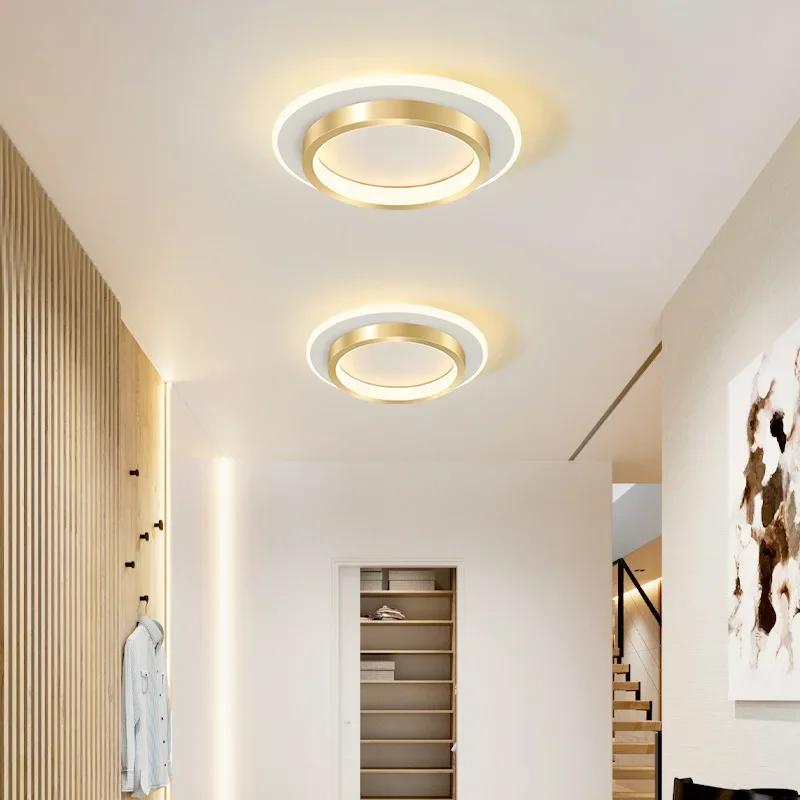 LED-gang-taklys for korridortrapper Foaje Balkong Soverom Moderne innendørs taklampe Lysarmaturer Luster