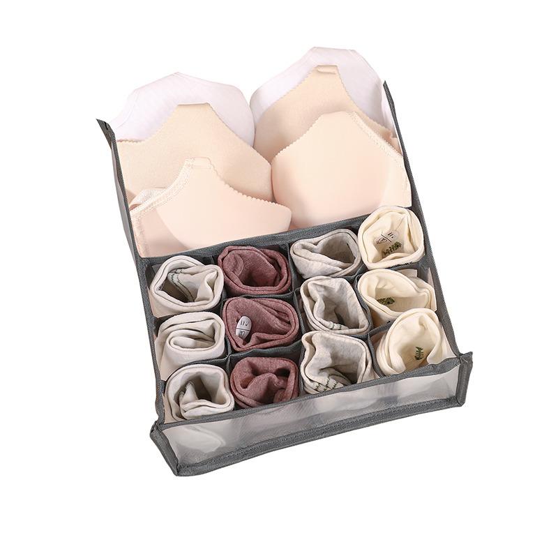 Home Foldable Closet Organizer For Underwear Cotton Underwear Storage Box Socks Bra And Panties Drawer Organizer Drawers#ww