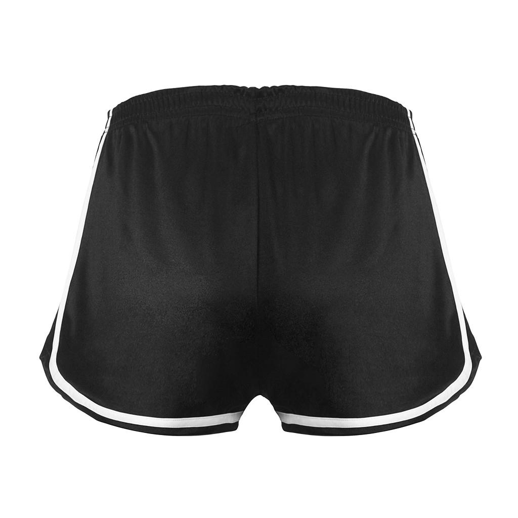 Women's satin smooth high waist slim edge running Home Shorts