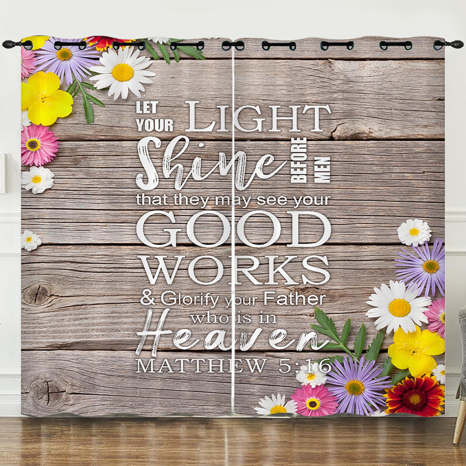 

Штора Эмоция Рукописное Письмо 3D Цифровая Печать Светонепроницаемая Штора Люверсы 97cm*114cm*2