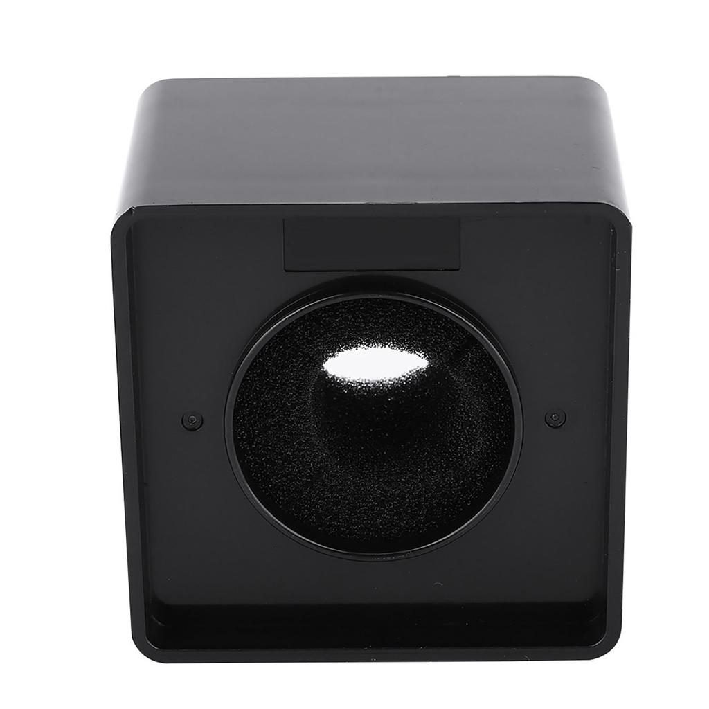 Microphone Square Station Compact Portable Black ABS for Interview Meeting 41mm